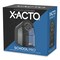 X-ACTO Model 1670 School Pro AC-Powered 4 in. x 7.5 in. x 7.5 in. Classroom Electric Pencil Sharpener - Black/Gray/Smoke